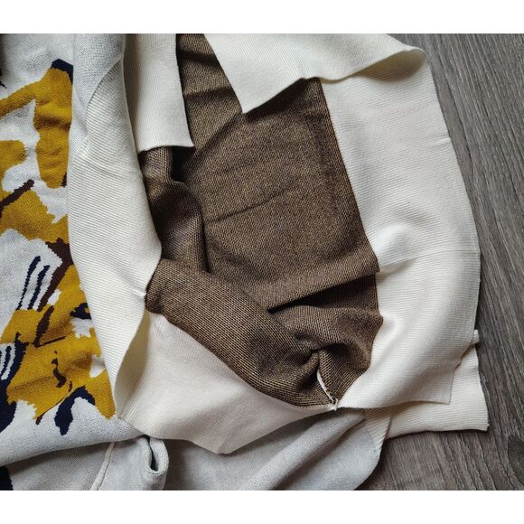 ETCYY NEW‎ Abstract Womens Sweater XL NWT Oversized Fit - Picture 7 of 14